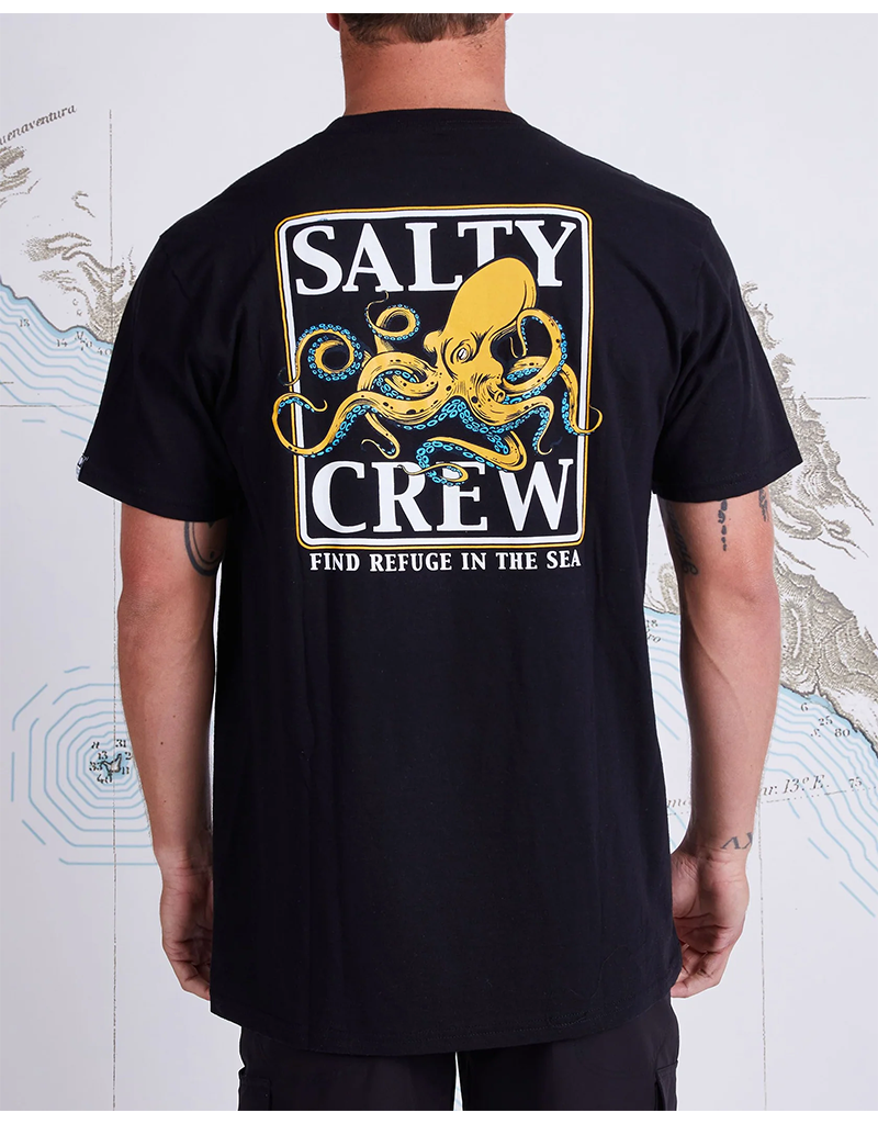 SALTY CREW INK SLINGER S/S TEE (BLACK)