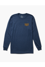 SALTY CREW YELLOWFIN L/S TEE (NAVY HEATHER)