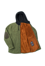 TROLL CO. SOLID STATE FLANNEL JACKET (OLIVE/BLACK)