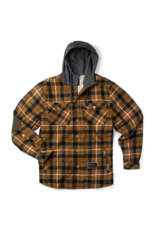 TROLL CO. WRENCHED FLANNEL JACKET (EARTH/CREAM)