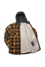 TROLL CO. WRENCHED FLANNEL JACKET (EARTH/CREAM)