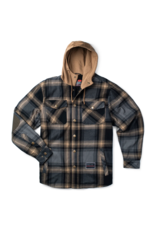 TROLL CO. CROSSTOWN FLANNEL JACKET (BLACK/TOBACCO)