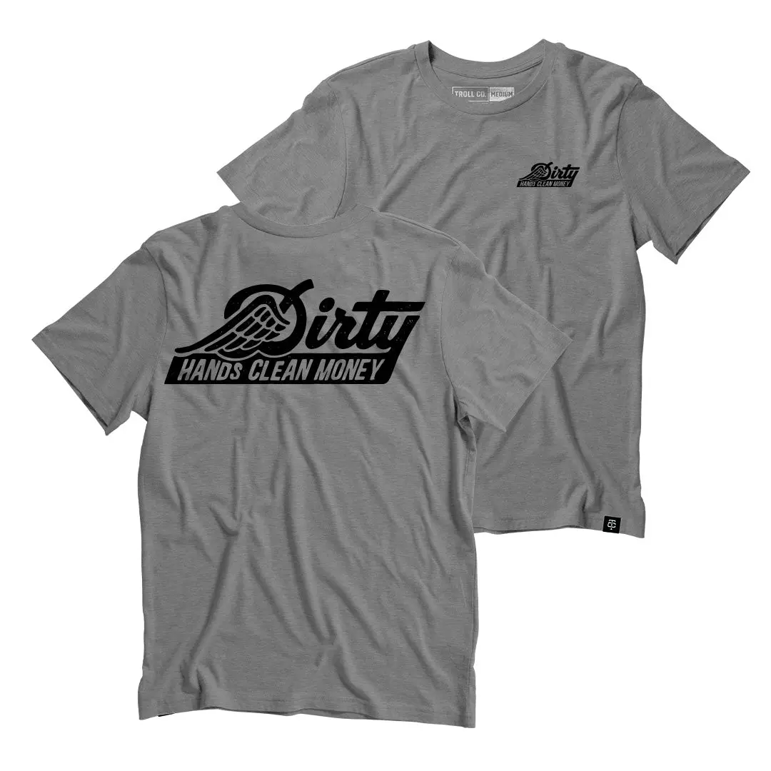 TROLL CO. DHCM LOCK UP TEE - NICKEL