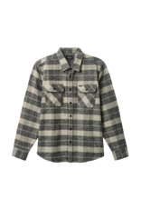 BRIXTON BOWERY HEAVYWEIGHT FLANNEL (BLACK/CHARCOAL)