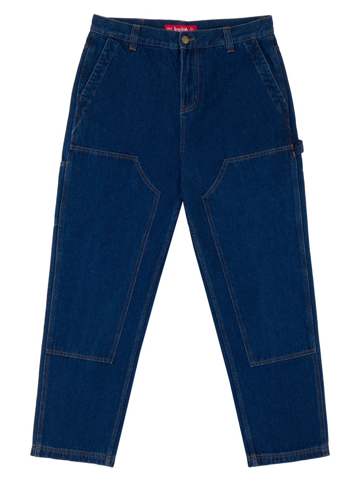 LOVIAH DENIM WORK PANTS - MEDIUM INDIGO