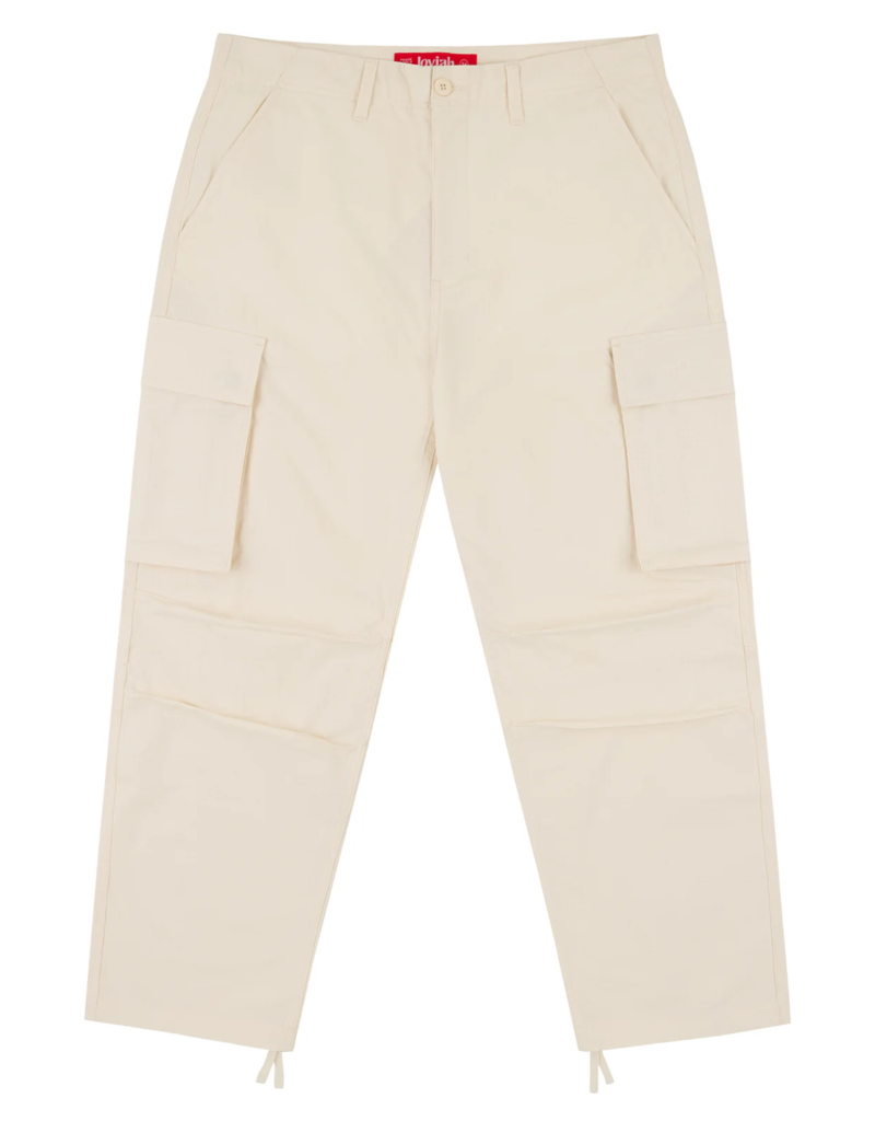 LOVIAH RIPSTOP CARGO PANTS (WHITE)