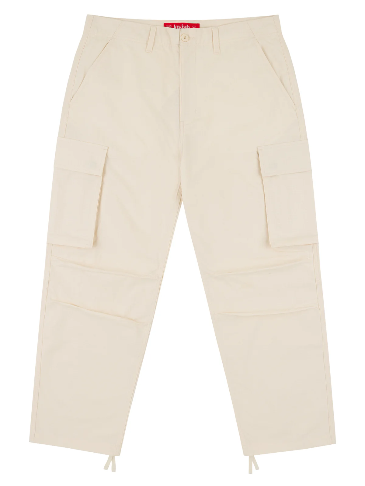 LOVIAH RIPSTOP CARGO PANTS - WHITE