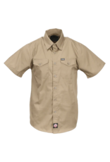 DIXXON MENS WORKFORCE S/S SHIRT (KHAKI)