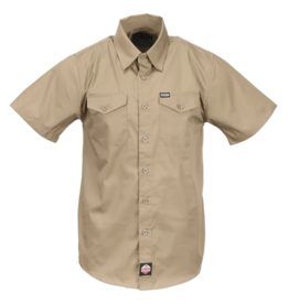 DIXXON MENS WORKFORCE S/S SHIRT - KHAKI
