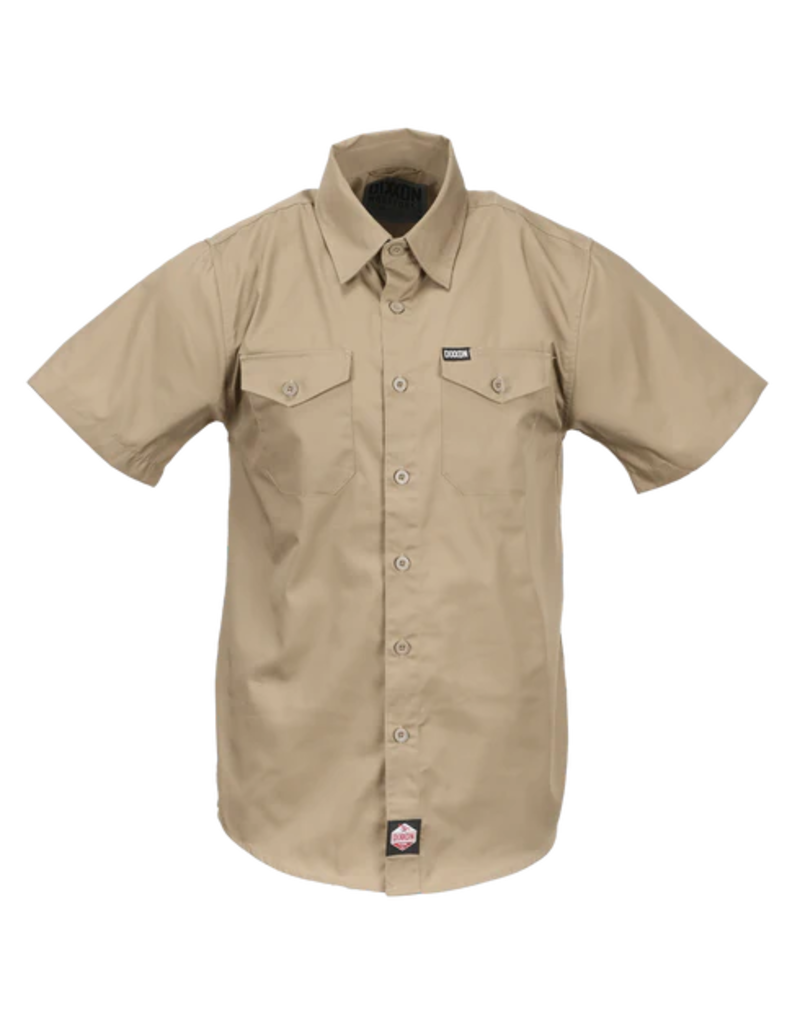 DIXXON MENS WORKFORCE S/S SHIRT (KHAKI)