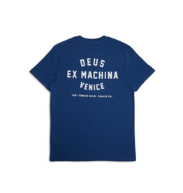 DEUS EX MACHINA VENICE SKULL TEE - MECHANIC BLUE