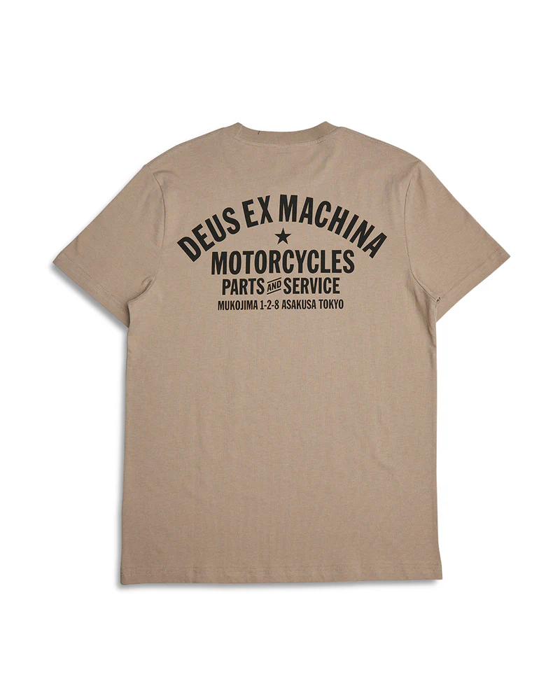 DEUS EX MACHINA TOKYO ADDRESS TEE - KHAKI