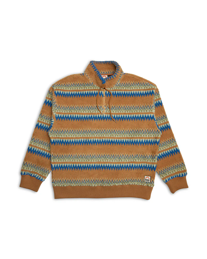 DEUS EX MACHINA DYLAN POLAR FLEECE - MULTI STRIPE