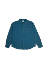 DEUS EX MACHINA KEON FLANNEL SHIRT (MOROCCAN BLUE)