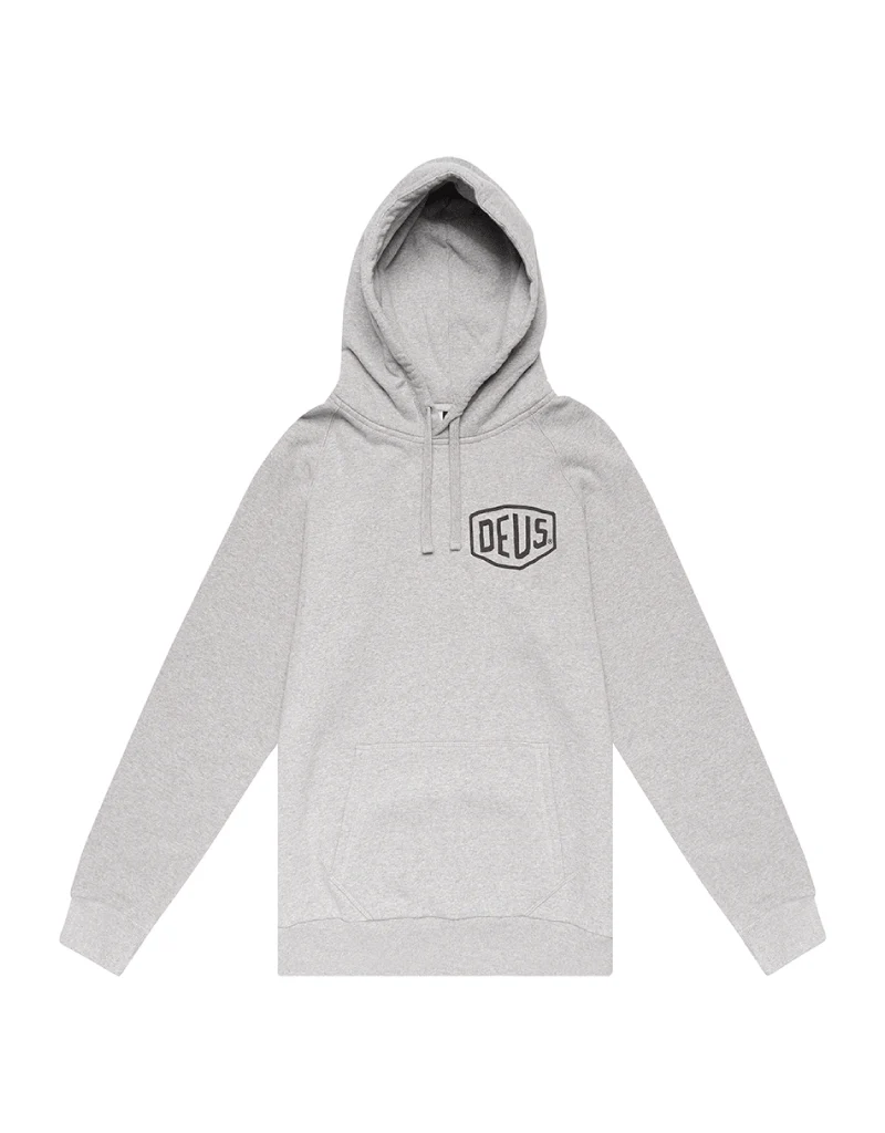 DEUS EX MACHINA TOKYO ADDRESS HOODIE (GREY MARLE)