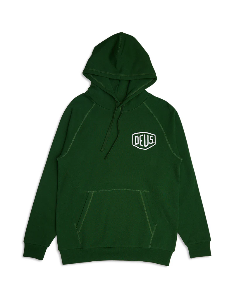 DEUS EX MACHINA VENICE ADDRESS HOODIE (HILLSIDE GREEN)
