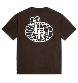 LAST RESORT AB ATLAS MONOGRAM TEE - DARK BROWN