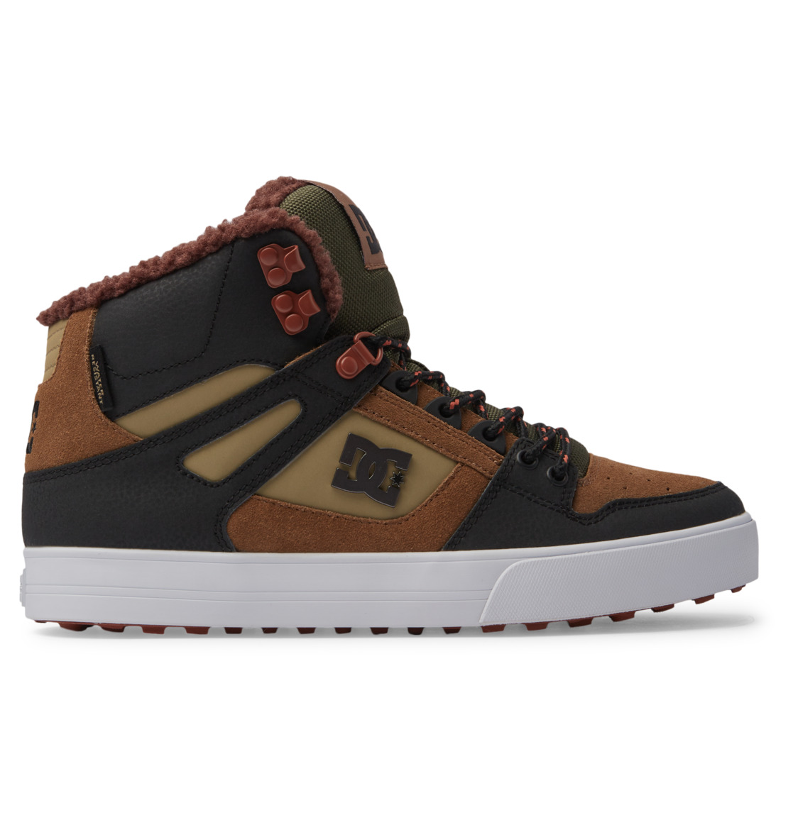 DC PURE HIGH-TOP WC WINTER - BROWN/BROWN/GREEN (XCCG)