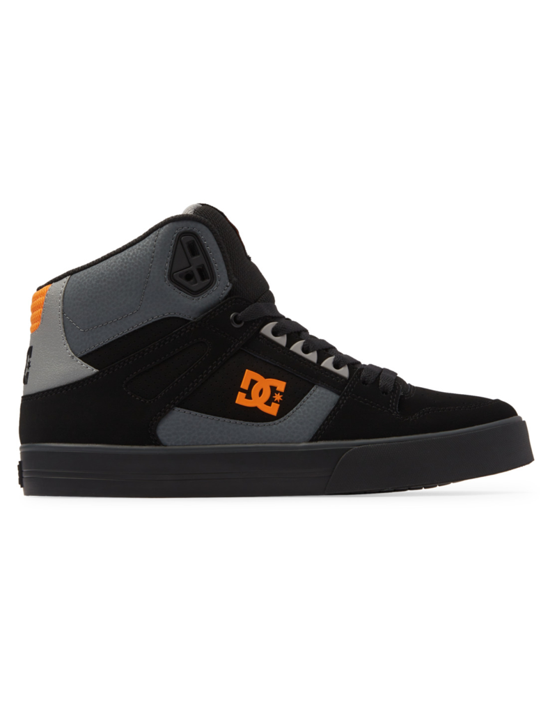 DC Shoes Men s Pure High Top WC Black Orange Grey XKNS Foundry YYC