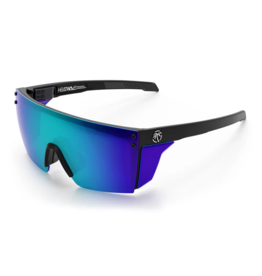 HEAT WAVE VISUAL PERFORMANCE LAZER FACE Z87+ (BLACK-GALAXY BLUE POLARIZED)