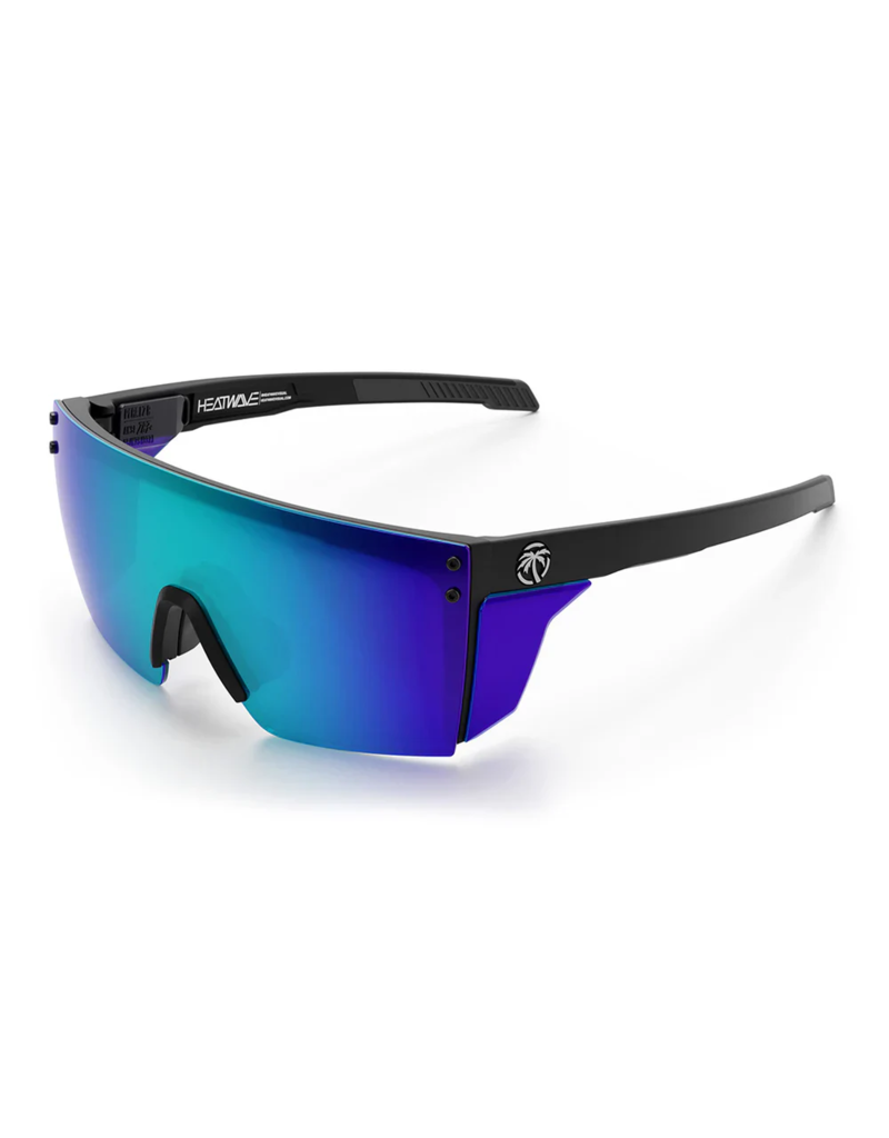 HEAT WAVE VISUAL PERFORMANCE LAZER FACE Z87+ | (BLACK-GALAXY BLUE POLARIZED)