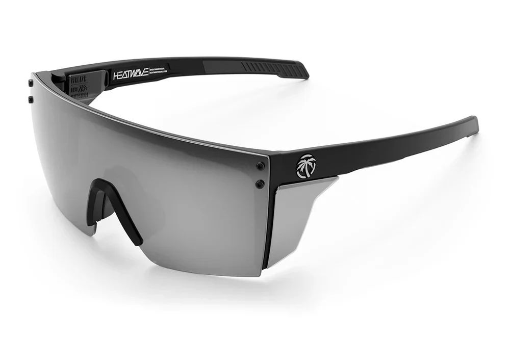 HEAT WAVE VISUAL PERFORMANCE LAZER FACE Z87+ (BLACK-SILVER POLARIZED)
