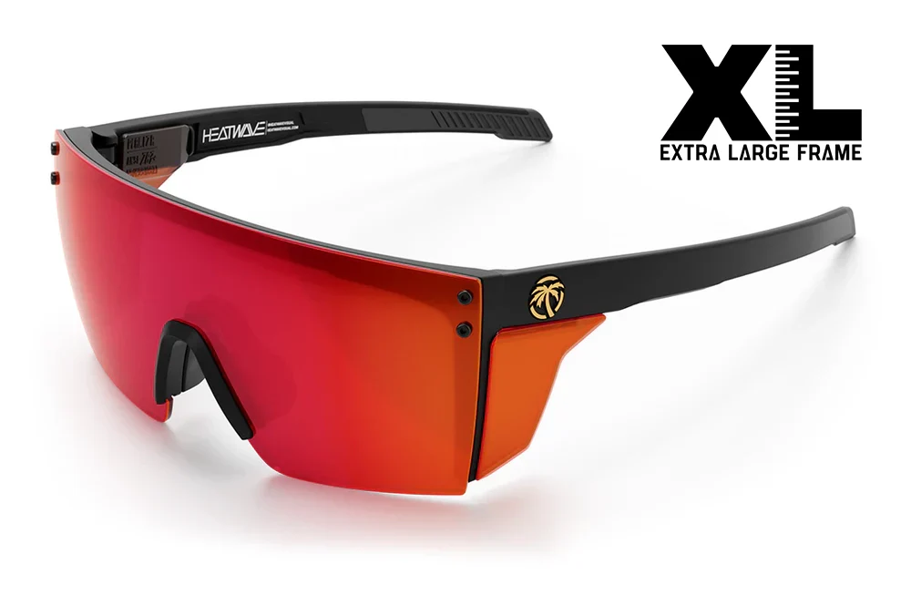 HEAT WAVE VISUAL PERFORMANCE XL LAZER FACE Z87+ (BLACK-FIRESTORM POLARIZED)