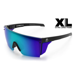 HEAT WAVE VISUAL PERFORMANCE XL LAZER FACE Z87+ (BLACK-GALAXY BLUE POLARIZED)