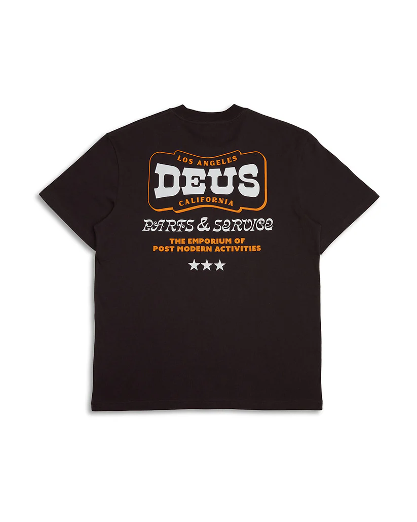 DEUS EX MACHINA BUCKLE UP TEE - CHOC BROWN