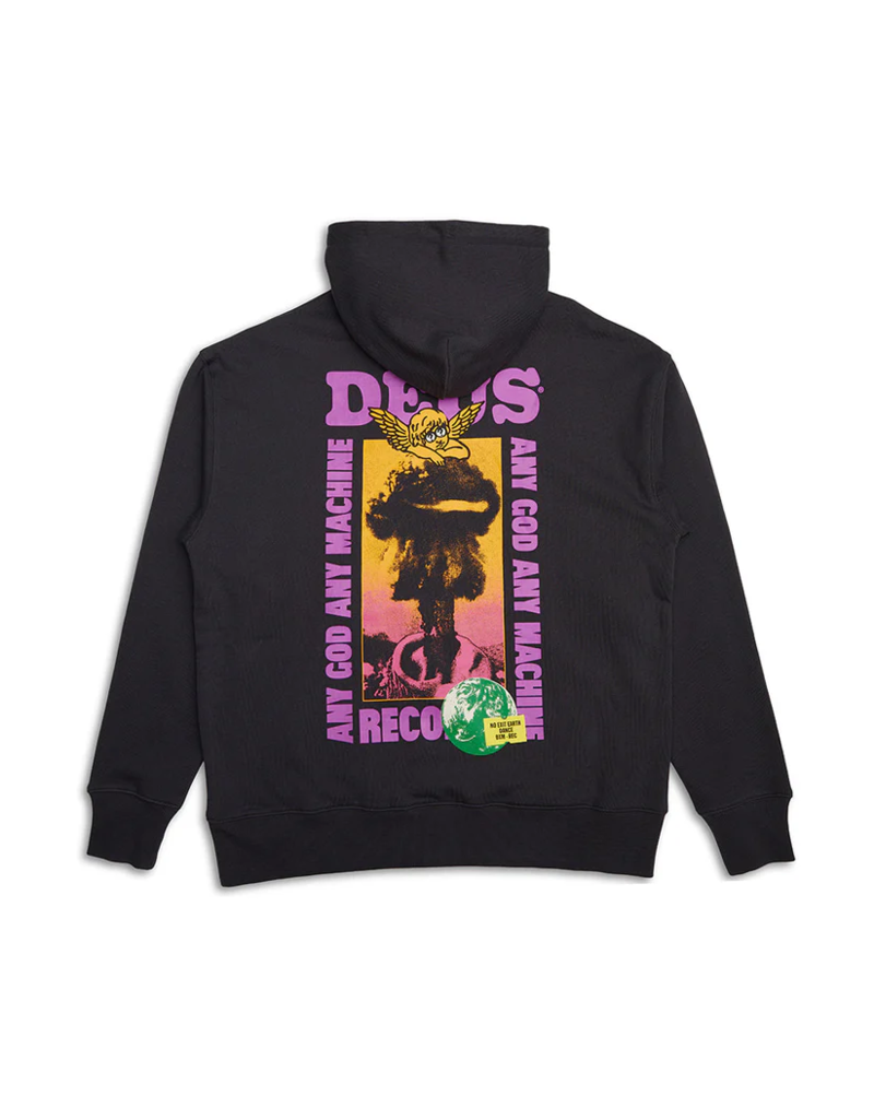 DEUS EX MACHINA ANGEL ENERGY HOODIE (ANTHRACITE)