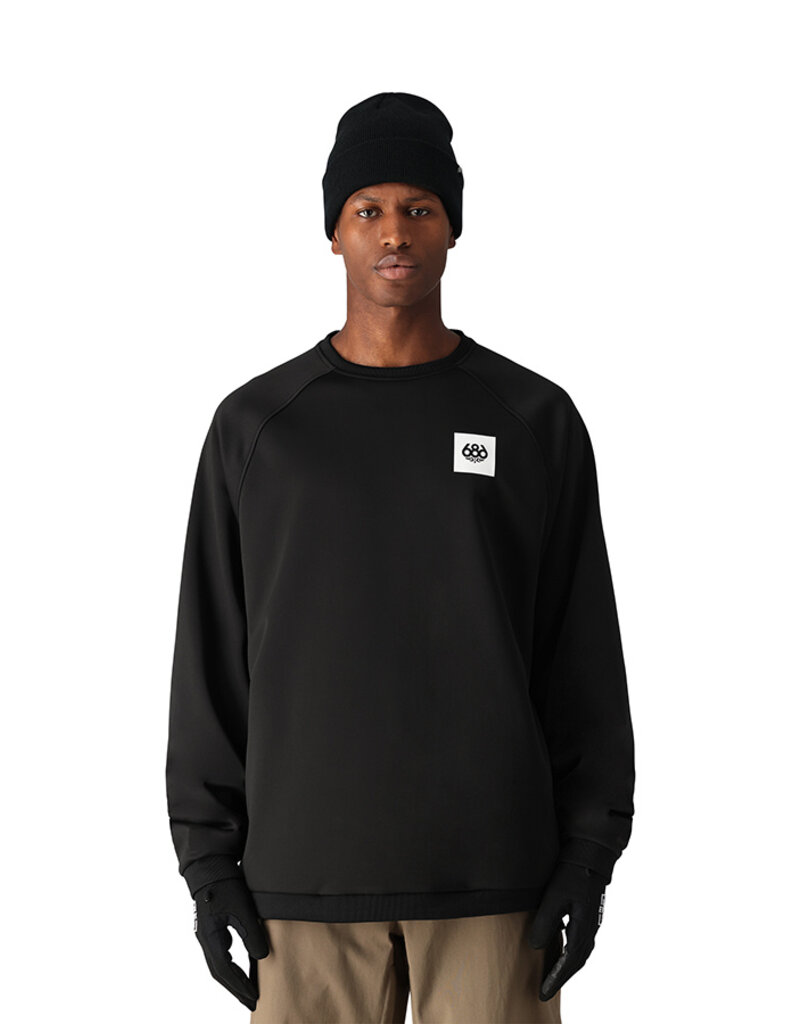686 BONDED FLEECE CREW (BLACK)