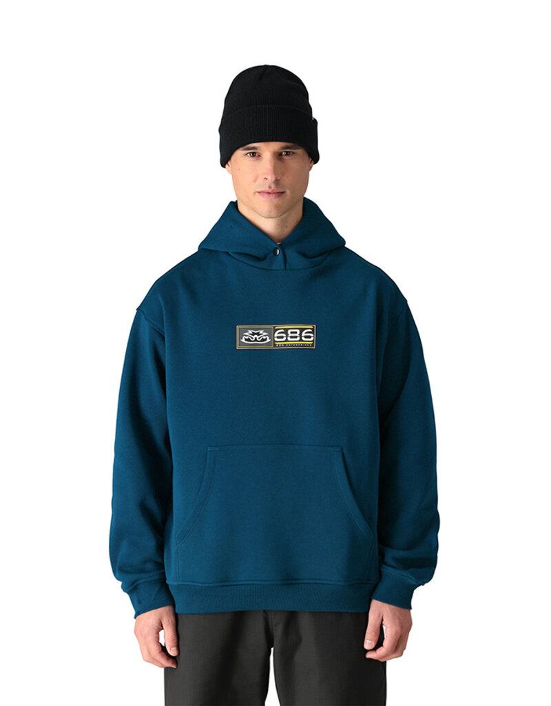 686 VINTAGE PREMIUM HEAVYWEIGHT P/O HOODY (MOROCCAN BLUE)