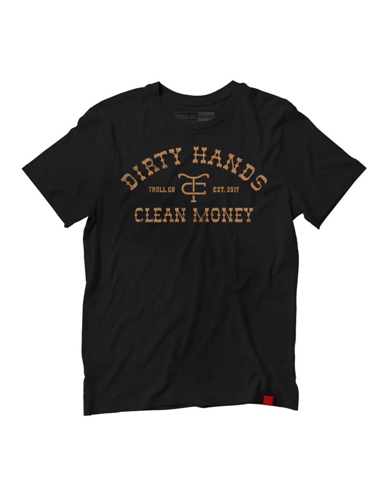 TROLL CO. DHCM FRONTIER TEE (BLACK)