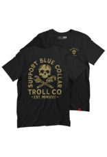 TROLL CO. SBC CROSSED TEE (BLACK)