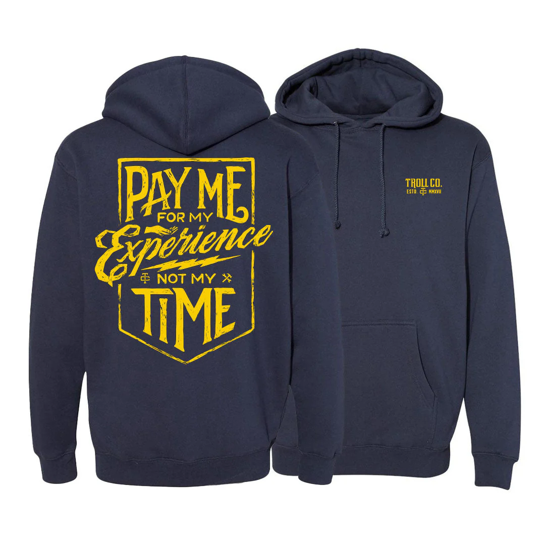 TROLL CO. PAY ME HOODIE - NAVY