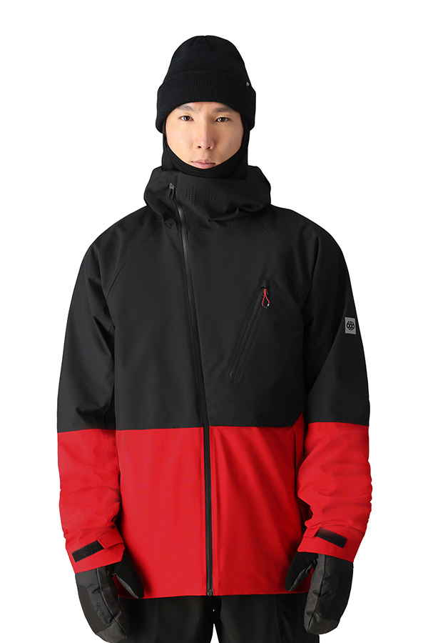 686 HYDRA THERMAGRAPH JACKET - TRUE RED COLORBLOCK