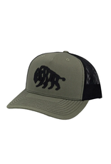 WARLOCK LID CO BERTA BISON MESHBACK (GREEN)