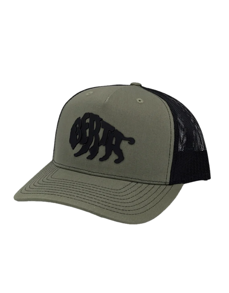 WARLOCK LID CO BERTA BISON MESHBACK (GREEN)