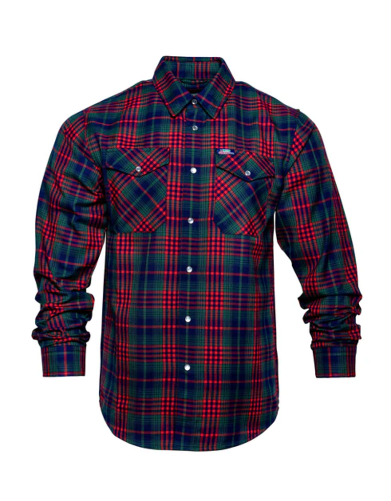 DIXXON MENS RED GREEN 2024 FLANNEL (ASSORTED)