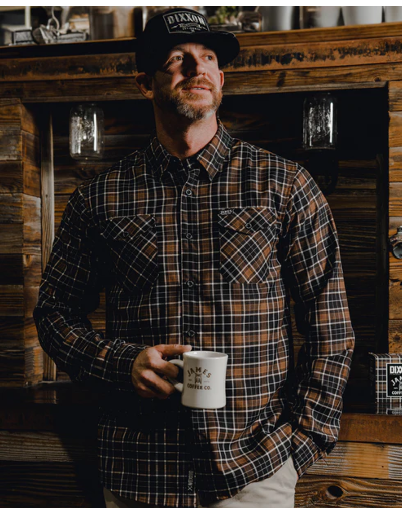 DIXXON MENS JAMES COFFEE CO FLANNEL (ASSORTED)