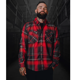 DIXXON MENS SOCIAL DISTORTION PRISON BOUND FLANNEL - ASSORTED