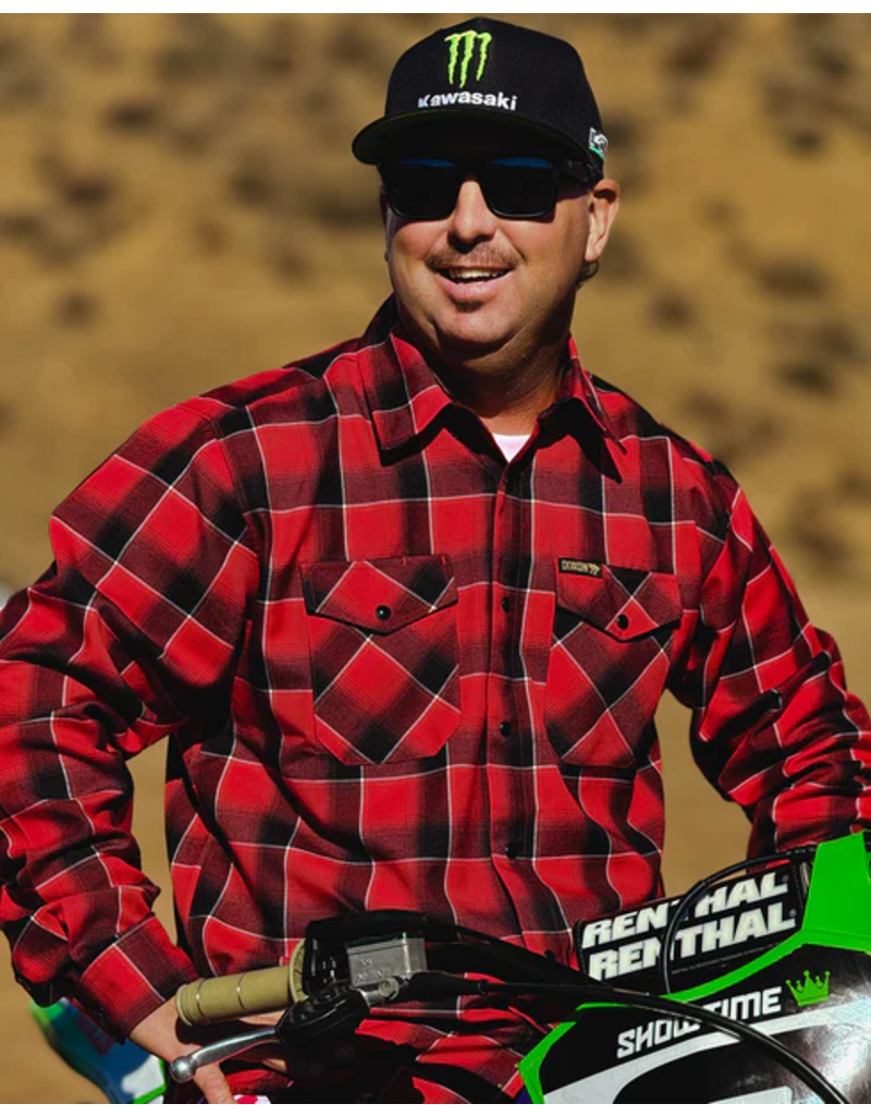 DIXXON MENS JEREMY MCGRATH HONDA FLANNEL (ASSORTED)