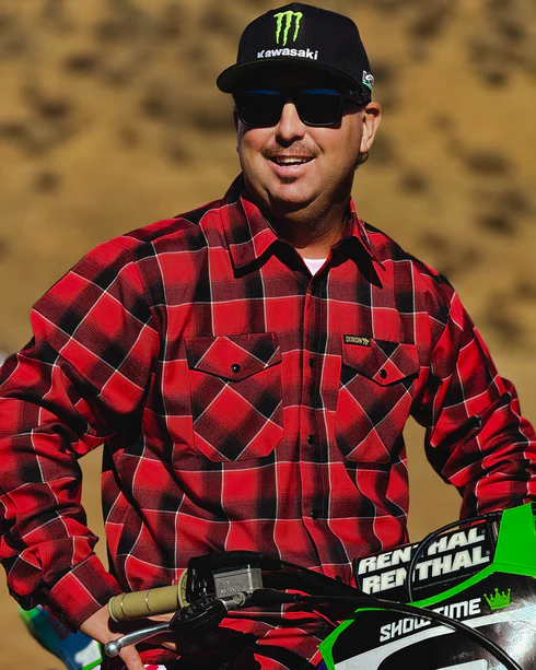 DIXXON MENS JEREMY MCGRATH HONDA FLANNEL - ASSORTED