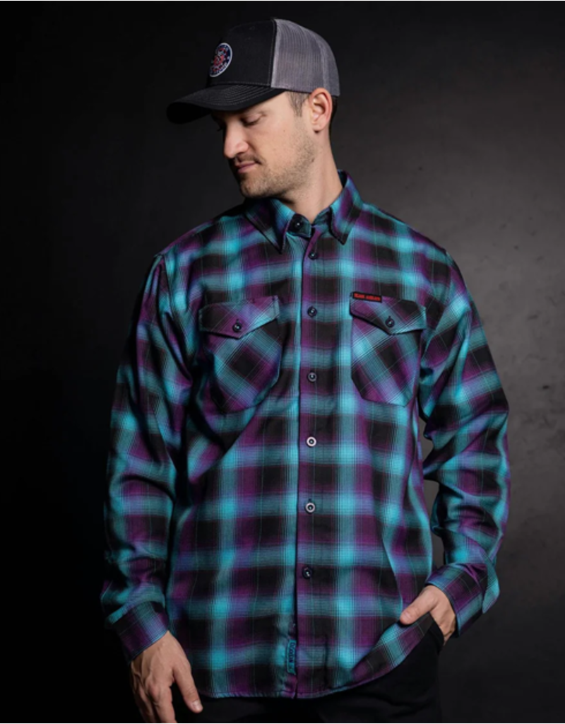 DIXXON MENS BLACK SABBATH PARANOID FLANNEL (ASSORTED)