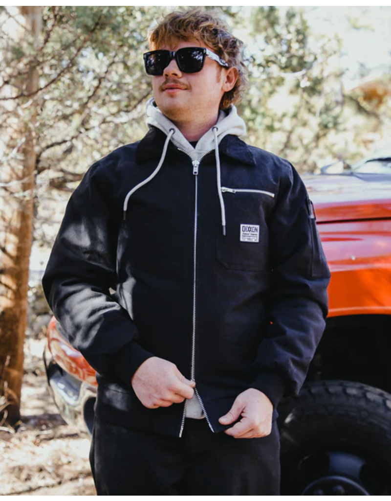 DIXXON MENS WORKFORCE CHORE COAT (BLACK)