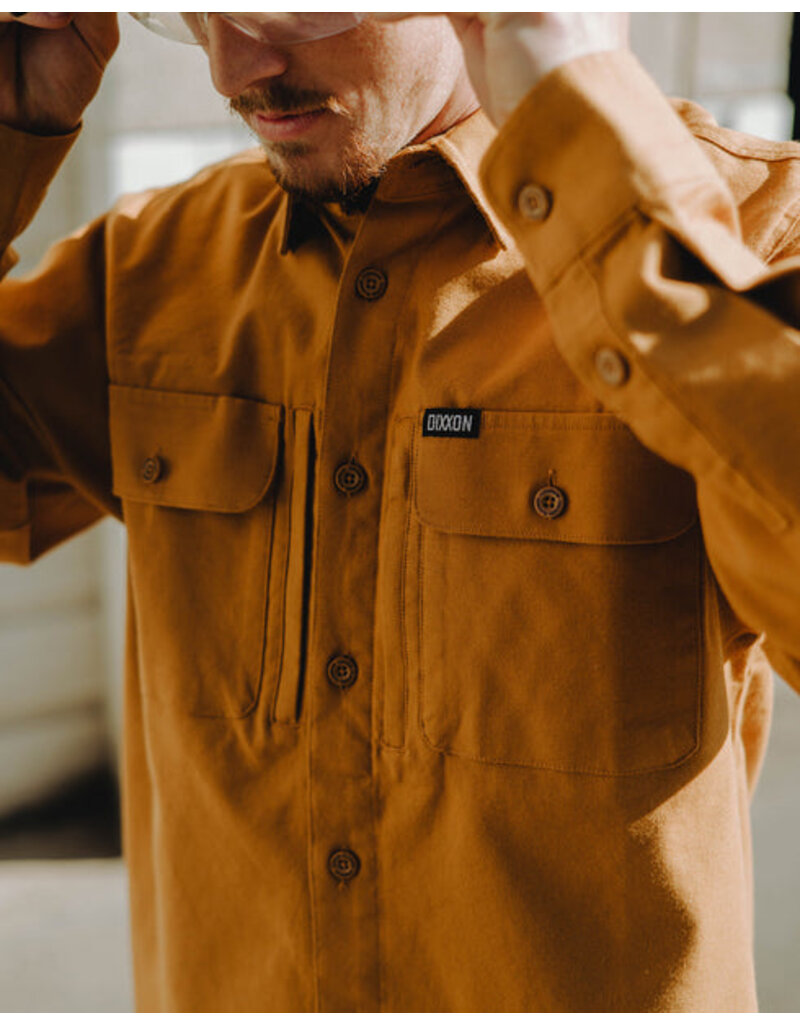 DIXXON MENS WORKSHIRT TAN (ASSORTED)