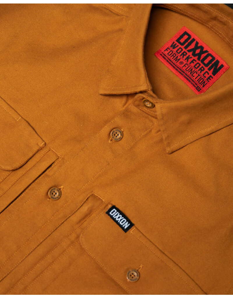 DIXXON MENS WORKSHIRT TAN (ASSORTED)