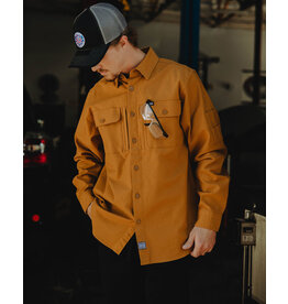 DIXXON MENS WORKSHIRT TAN - ASSORTED