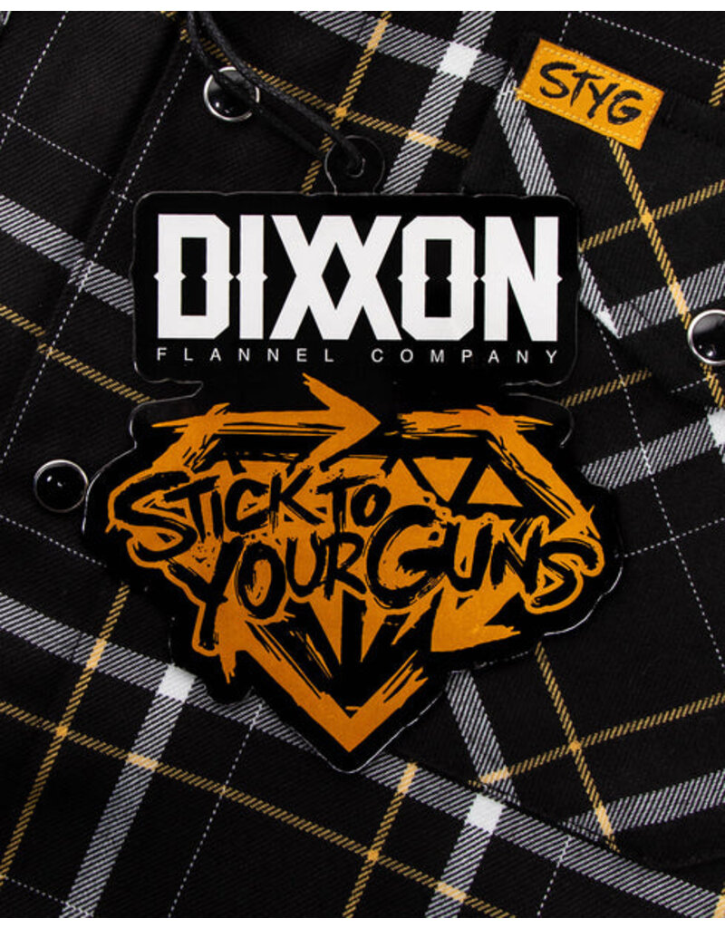 DIXXON MENS STICK TO YOUR GUNS FLANNEL (ASSORTED)