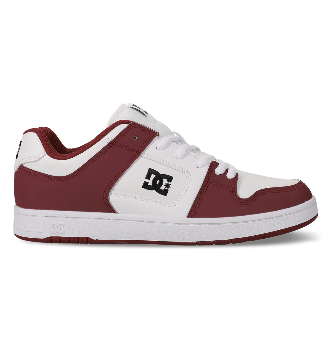 DC MANTECA 4 - WHITE/DEEP RED/BLACK